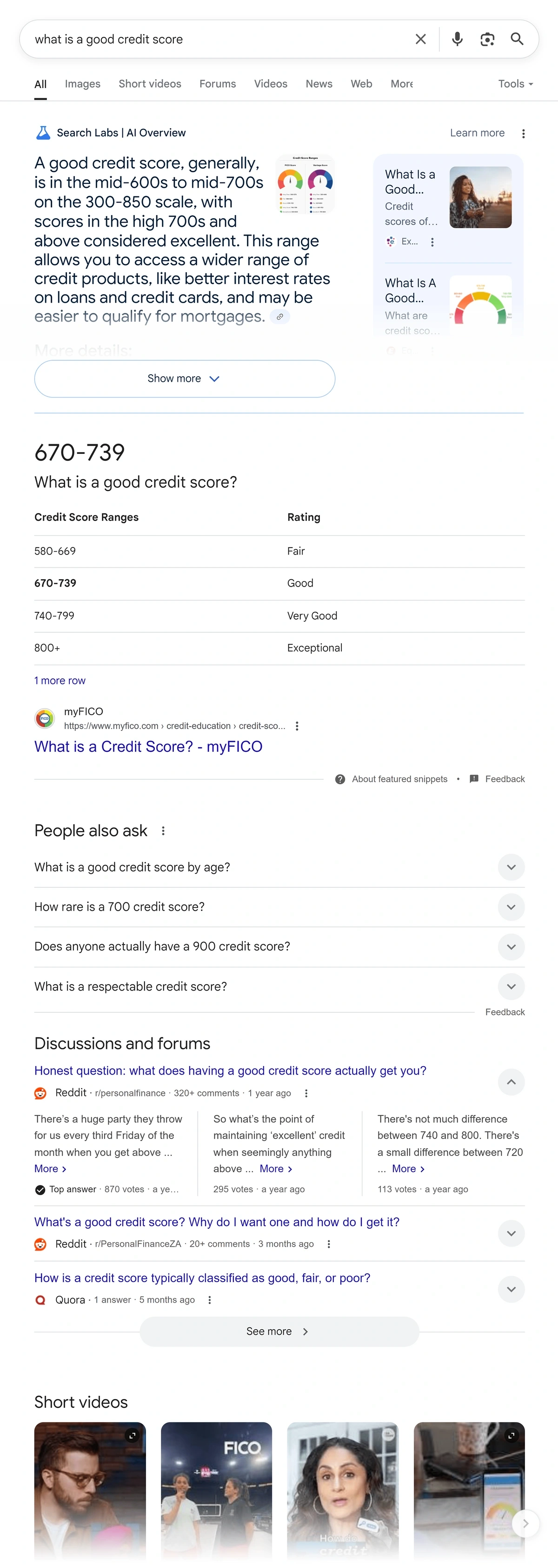 Example of a Google search engine results page